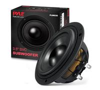 Pyle PLMG35 Caisson de Basses à Bobine vocale Unique de 8,9 cm - 20 W à 4 ohms - Cône en polypropylène avec Bord en Caoutchouc pour Applications Audio personnalisées, camions, véhicules Mobiles