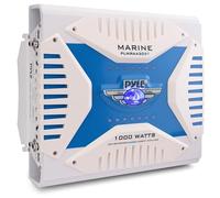 Pyle PLMRA430BT Bateau avec Fil &sans Fil Noir, Bleu amplificateur Audio