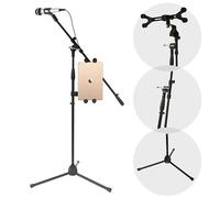 Pyle PMKSPAD1 Microphone Noir trépied - Trépieds (Microphone, 3 Pieds, Noir, Métal)