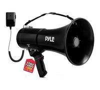 Pyle PMP53IN Haut-Parleur mégaphone avec sirène intégrée 50 W et contrôle du Volume réglable Idéal pour Les Fans de Football, Baseball, Hockey, Pom-Pom Girls et entraîneurs ou pour Exercices de