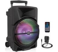 Pyle PPHP1544B - Enceinte sans fil Bluetooth autonomie 61 h lumiere multicolore - Noir Noir G