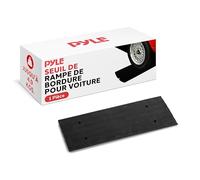 Pyle Rampe de Seuil - Rampe deTrottoir en Caoutchouc Robuste - Utilisée pour Quai de Chargement, Garage, Trottoir, Camion, Scooter, Vélo, Moto, Mobilité en Fauteuil Roulant et Autres Véhicules