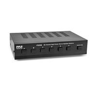 Pyle Sélecteur Audio 6 Zones - Boîtier de Distribution Multi-Canaux Haute Puissance pour Amplificateur Stéréo, avec Commutateurs A, B, C, D et 6 Sorties d’Enceintes