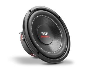 Pyle Subwoofer Voiture , Haut Parleur voiture 16.5 cm, Enceinte 600W Grave Double bobine 4 Ohms, cône papier non pressé, suspension mousse, haut-parleur audio auto, panier plastique noir