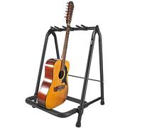 Pyle Support Guitare, Porte 3 Guitares, Universel et Portable, Pliable avec Rembourrage en Mousse, Noir