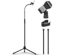 Pyle Support Microphone Trépied avec Bras Flexible Réglable Adaptateur 5/8” Clip Micro Hauteur Réglable Pliable