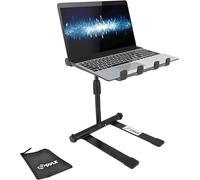 Pyle Support Ordinateur Portable -Table Debout avec Angle Réglable- Support PC Portable - Laptop Stand-Hauteur Pliable et Plateau Antidérapant à Quatre Branches pour iPad