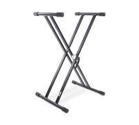 Pyle Support Piano, Support Clavier Électronique - Hauteur Réglable, Idéal pour les Performances en Position Debout, Conception en X à Double Renfort pour une Stabilité Maximale