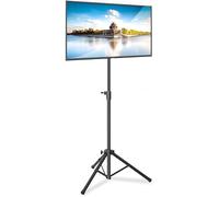 Pyle Support TV, Support TV et Pliable, Inclinaison à 360°, Hauteur Réglable, Capacité de Poids de 10 kg, VESA 200x200, 220x220