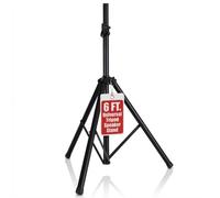 Pyle Support Universel pour Haut-Parleur - Support de Montage au Sol, trépied Robuste, Hauteur réglable de 100 à 180 cm, Insert Compatible de 35 mm, Portable, sûr et Stable