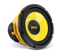 Pyle Système de Haut-Parleur Auto Midbass - Woofer Poly 8 Pouces 400 Watt 4 Ohms pour Voiture, Audio Stéréo avec Aimant 40 Oz, Profondeur de Montage 3,58”