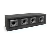 Pyle Système de Haut-Parleur DJ 4 Voies Pro, Puissance de 300 Watts, 150 RMS, Quatre Tweeters Piezo de 3 Pouces, Impédance de 8 Ohms, Reproduction Audio à Gamme Complète, Fini Moquette Noire