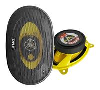 Pyle PLG46.3 Lot de 4 Haut-parleurs à Trois Voies 180 W 15,2 cm