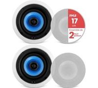 PyleHome PIC6E - Haut-parleurs - 125 Watt (Totale) - 2 voies Noir