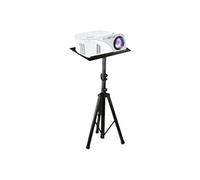 Pyle Support de Projecteur, Trépied Réglable en Hauteur, Support Videoprojecteur Pliable, S'étend de 76 à 134 cm, Pied pour Les Ordinateurs Portables, Projecteurs, Équipement de DJ, Noir