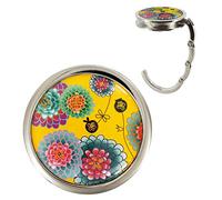 Pylones accroche Sac Dahlia, crochet pour sac, 4,5 x 1 cm, Multicolore, nickel, zinc
