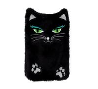 Pylones, Bouillotte à eau - Hotly Black Cat- Caoutchouc, polyester- 500ml