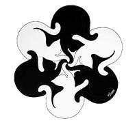 Pylones, Dessous de Plat et Dessous de Verres Entrechats Noir et Blanc