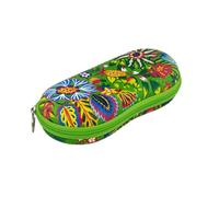 Pylones, Étui à lunettes rigide - Voyage Printemps, Vert, Taille unique