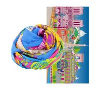 Pylones - Foulard/Paréo Coloré Balade - New Paris - 100 x 180 cm