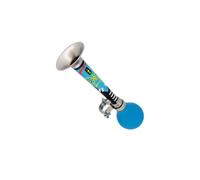 Pylones, Klaxon pour vélo - Pouet Blue - Acier Inoxydable, ABS, PVC - 21,5 x 5,5 ø cm