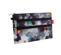 Pylones, Pochette 3 Zips - Palette 20 x 13 x 1 cm Polyester - Black Palette