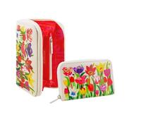 Pylones, Portefeuille Médium Voyage - Tulipes