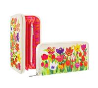 Pylones - Portefeuille - Voyage Tulipes Tissu Enduit - 19 x 11 cm