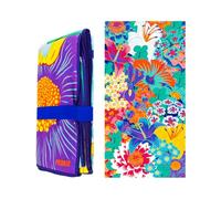 Pylones - Serviette de Plage en Microfibre - Bouquet