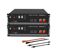 Pylontech 2 batteries LiFePO4 US3000C 7 kWh avec kit de câbles de raccordement à l'onduleur