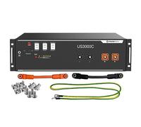 Pylontech US 3000C LiFePO4 Batterie au lithium fer phosphate évolutive avec 3,5 kWh, 48 V, 95 % DOD