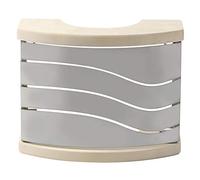 Pyltha Abat - Jour Sauna, Acier INOX et Bois Peuplier, 24x19 cm - Haute Résistance Chaleur, Antichoc et Design Élégant pour Sauna et Hammam;Accessoires Sauna;Lampe Sauna