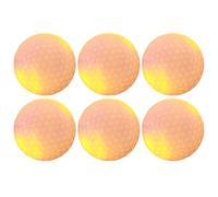 Pyltha Balles de Golf Brillantes - Couleur vive éclair, Caoutchouc synthétique Durable, Facile à trouver et à Utiliser pour l'entraînement de Golf Nocturne et Jour (Type 3)