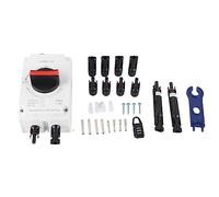 Pyltha Isolateur DC Sectionneur Photovoltaïque 4P 1200V 32A, Interrupteur Étanche IP66 pour Système Solaire - Isolation Puissante, Matériau PC Ignifuge, Usage Camping - Car et Solaire (Fuse Proctive)