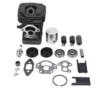 Pyltha Kit Cylindre Piston Tronçonneuse, Aluminium 39mm, Durable et Résistant - Remplacement Direct, Facile Installation, Compatible 235 236 240 235e 236e 240e