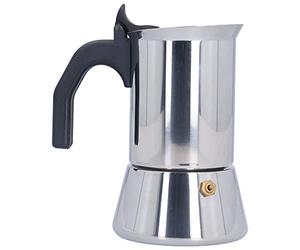 Pyltha Percolateur Moka Inox, Cafetière Épaisse, 550ml - Résistance à la Corrosion, Poignée Isolante, Usage Domestique