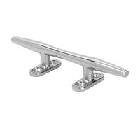 Pyltha Taquet Ouvert Acier Inoxydable 316 Poli, Base Solide 4 Trous - Durable Marine, Résistant Corrosion, Fixation Bateaux et Yachts (10")