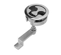 Pyltha Verrou de Pontet, INOX 316 Poli Miroir, Ø61mm - Sécurité Anticorrosion, Poignée Encastrable Ergonomique, Marine