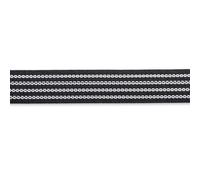 Pym - Prym Elastic Black (25 mm) Ruban de ceinture non glissante - 1 unité