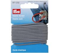 Pym - Prym Gray (2,5 mm, 3M) Cordon élastique - 1 unité