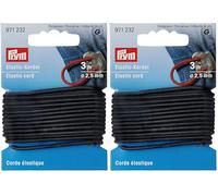 Pym - Prym Gray (2,5 mm, 3M) Cordon élastique - 1 unité (Lot de 2)