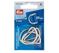 Prym Anneaux demi-ronds 555230 30 mm Argent 1 unité