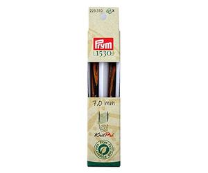 Pym - Prym Natural Double Point (11,6 cm, 7 mm) Point daiguille - 1 unité