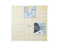 Prym Ruler, Plastique, Transparent, 9,5 x 9,5 Inch