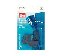 Pym - Prym Steel Black (20 mm) Crochets de jupe - 1 unité