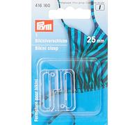 Prym Pym Transparent Crochet en Plastique (25 mm) Bikini et Fermoir à Ceinture - 1 unité
