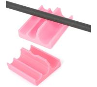 PYMUST 1 pièce Support de Balance pour flèches de tir à l'arc en Plastique PLA, Outil de détection du Centre de gravité de la Tige, pour tir Sportif, Chasse, Pratique de Cible et Tests (Rose)