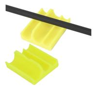 PYMUST 1 pièce Support de Balance pour flèches de tir à l'arc en Plastique PLA, Outil de détection du Centre de gravité de la Tige, pour tir Sportif, Chasse, Pratique de Cible et Tests (Jaune)