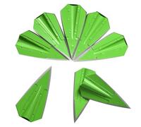 PYMUST 12pcs 115grain Bogenschießen Schießen Breiten Kopf mit Klingen Stahl Pfeilköpfe Pfeile Mantel geformten großen Pfeilkopf für Recurve Bogenschießen und Compound Bogenschießen (Vert)