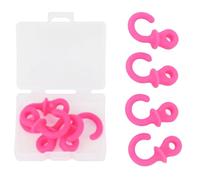 PYMUST 4 pièces/boîte Silencieux de Corde d'arc composés amortisseurs de tir à l'arc en Caoutchouc réduisent Les Vibrations sonores pour la Cible de tir de Chasse (Rose)